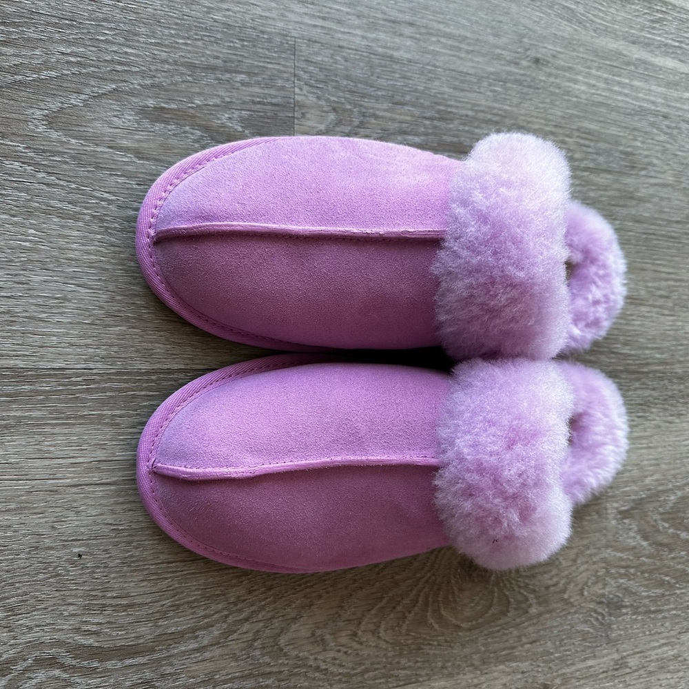 UGG Pink Fluffy Slippers
